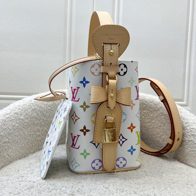 LV x TM All in BB in Murakami Multicolored Monogram Coated Canvas and GHW (Model: M13089)