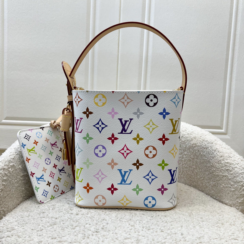 LV x TM All in BB in Murakami Multicolored Monogram Coated Canvas and GHW (Model: M13089)
