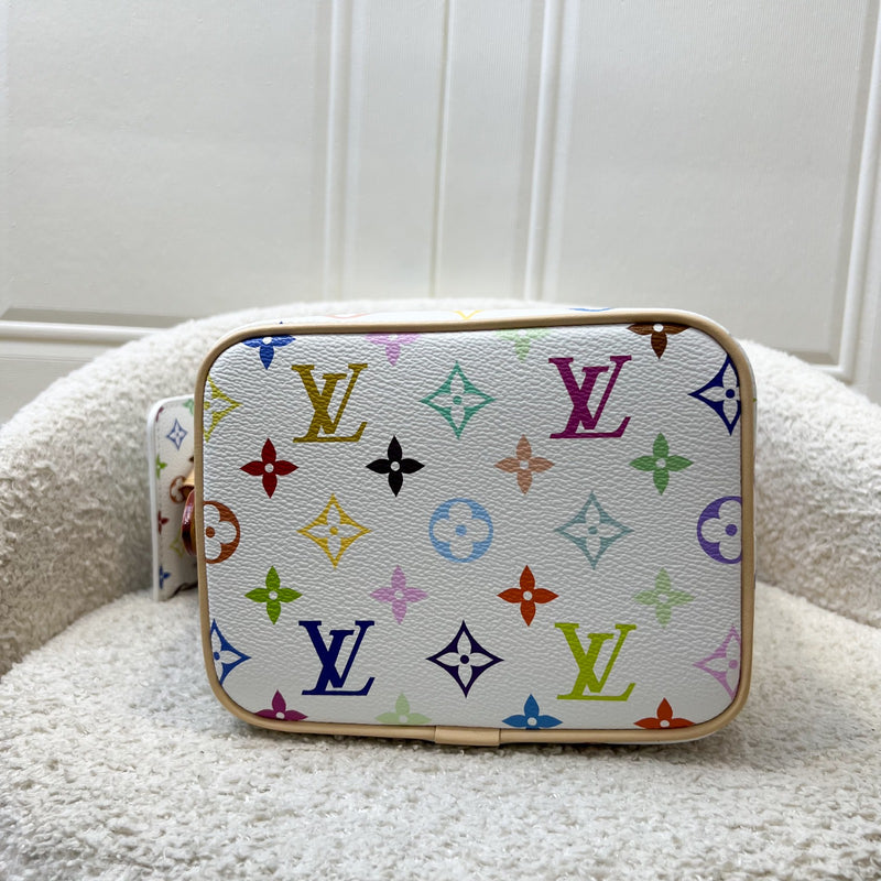 LV x TM All in BB in Murakami Multicolored Monogram Coated Canvas and GHW (Model: M13089)