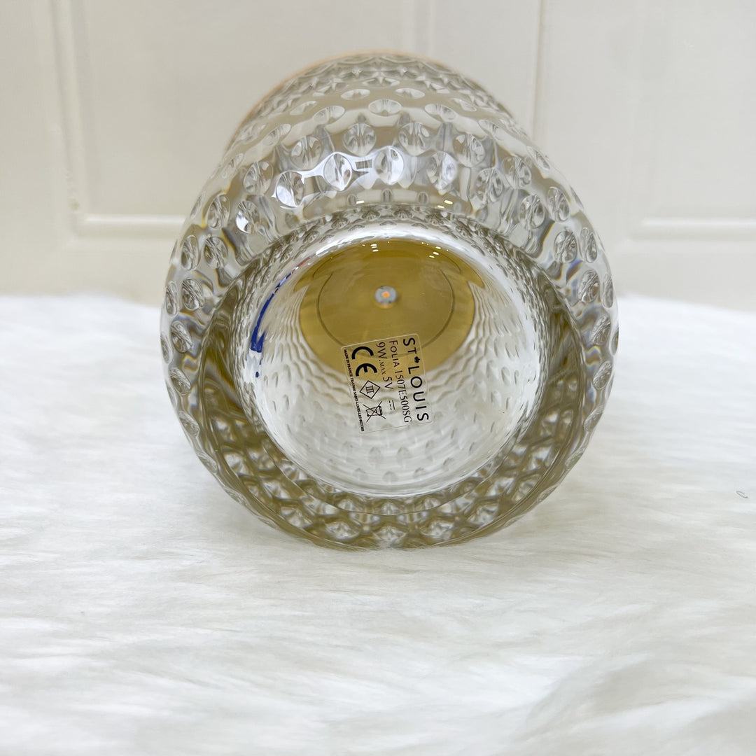 Saint Louis / Hermes Folia Portable Lamp in Clear Wood – Brands Lover