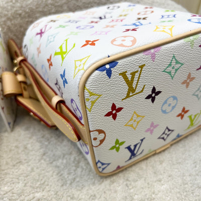 LV x TM All in BB in Murakami Multicolored Monogram Coated Canvas and GHW (Model: M13089)