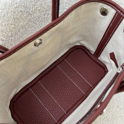 [Local Set - Jun 2025] Hermes Mini Garden Party 23 in Rouge H Negonda Leather and PHW