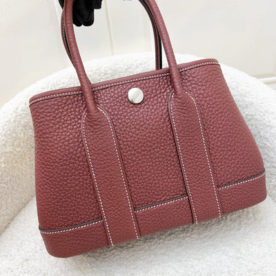 [Local Set - Jun 2025] Hermes Mini Garden Party 23 in Rouge H Negonda Leather and PHW