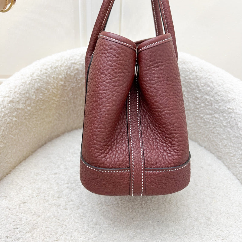 [Local Set - Jun 2025] Hermes Mini Garden Party 23 in Rouge H Negonda Leather and PHW