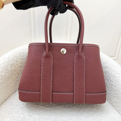[Local Set - Jun 2025] Hermes Mini Garden Party 23 in Rouge H Negonda Leather and PHW