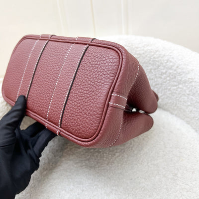 [Local Set - Jun 2025] Hermes Mini Garden Party 23 in Rouge H Negonda Leather and PHW