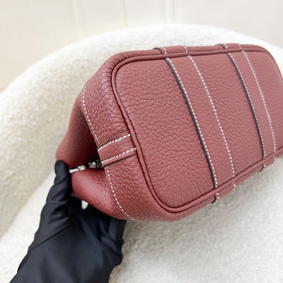 [Local Set - Jun 2025] Hermes Mini Garden Party 23 in Rouge H Negonda Leather and PHW