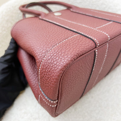 [Local Set - Jun 2025] Hermes Mini Garden Party 23 in Rouge H Negonda Leather and PHW