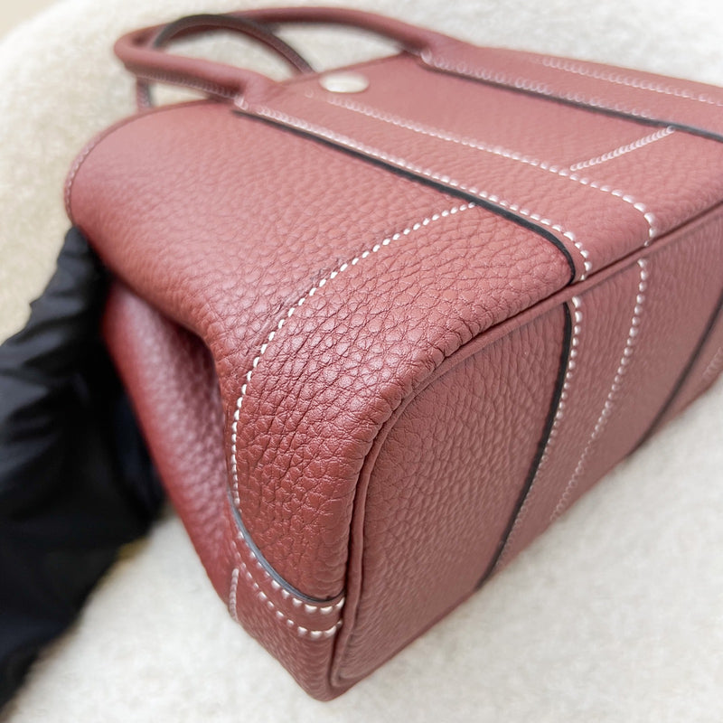 [Local Set - Jun 2025] Hermes Mini Garden Party 23 in Rouge H Negonda Leather and PHW