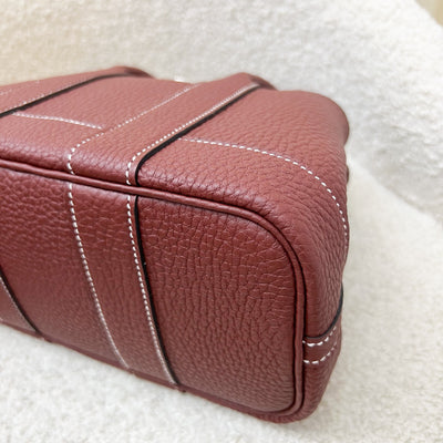 [Local Set - Jun 2025] Hermes Mini Garden Party 23 in Rouge H Negonda Leather and PHW