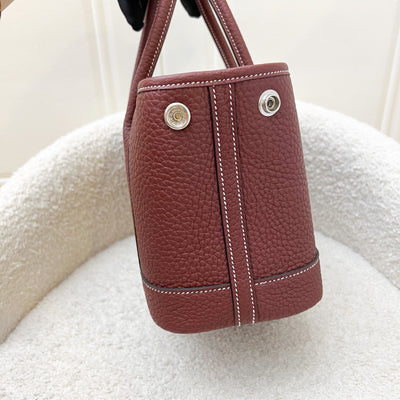 [Local Set - Jun 2025] Hermes Mini Garden Party 23 in Rouge H Negonda Leather and PHW