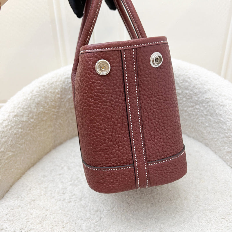 [Local Set - Jun 2025] Hermes Mini Garden Party 23 in Rouge H Negonda Leather and PHW