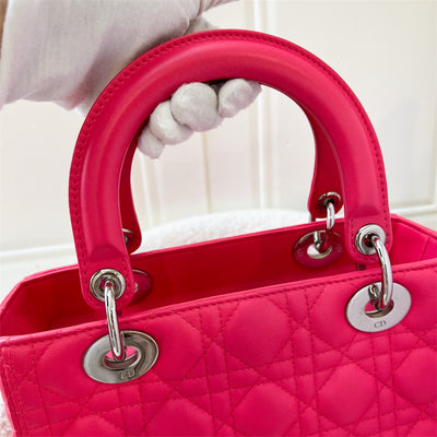 Dior Medium Lady Dior in Pink Lambskin and GHW