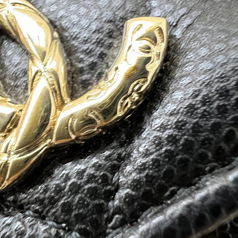 Chanel 24A Long Wallet in Black Caviar and LGHW (Model: AP3972)