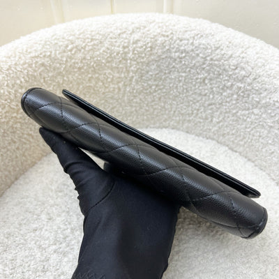 Chanel 24A Long Wallet in Black Caviar and LGHW (Model: AP3972)