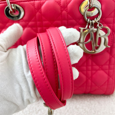 Dior Medium Lady Dior in Pink Lambskin and GHW