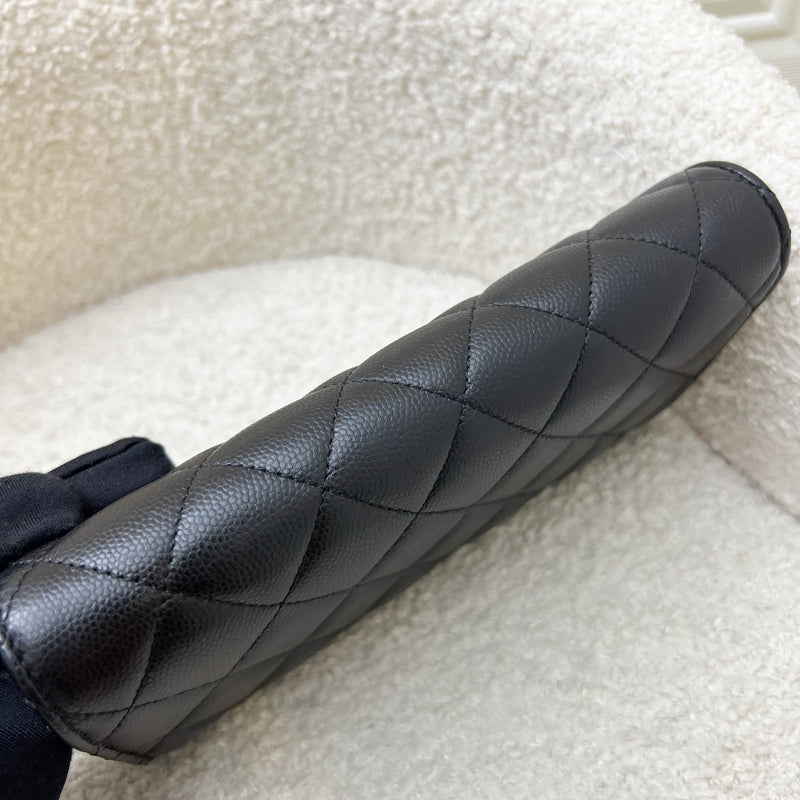 Chanel 24A Long Wallet in Black Caviar and LGHW (Model: AP3972)