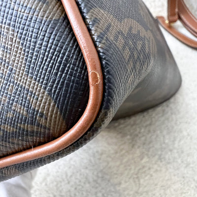 Celine Small Boston Bag in Triomphe Canvas, Calfskin and GHW (Model: 197582EIP.04LU)