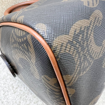 Celine Small Boston Bag in Triomphe Canvas, Calfskin and GHW (Model: 197582EIP.04LU)