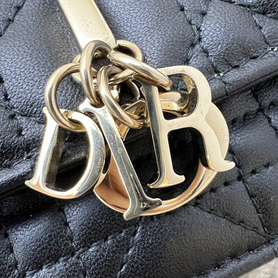 Dior My Dior Mini Bag in Black Cannage Lambskin and LGHW (Model: S0980ONMJ)