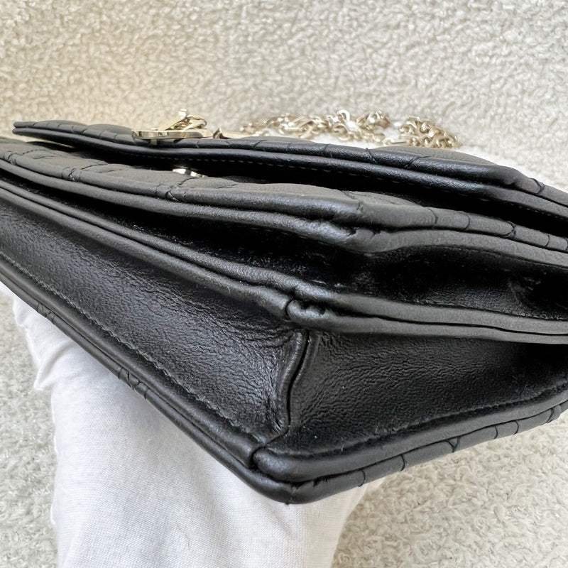 Dior My Dior Mini Bag in Black Cannage Lambskin and LGHW (Model: S0980ONMJ)