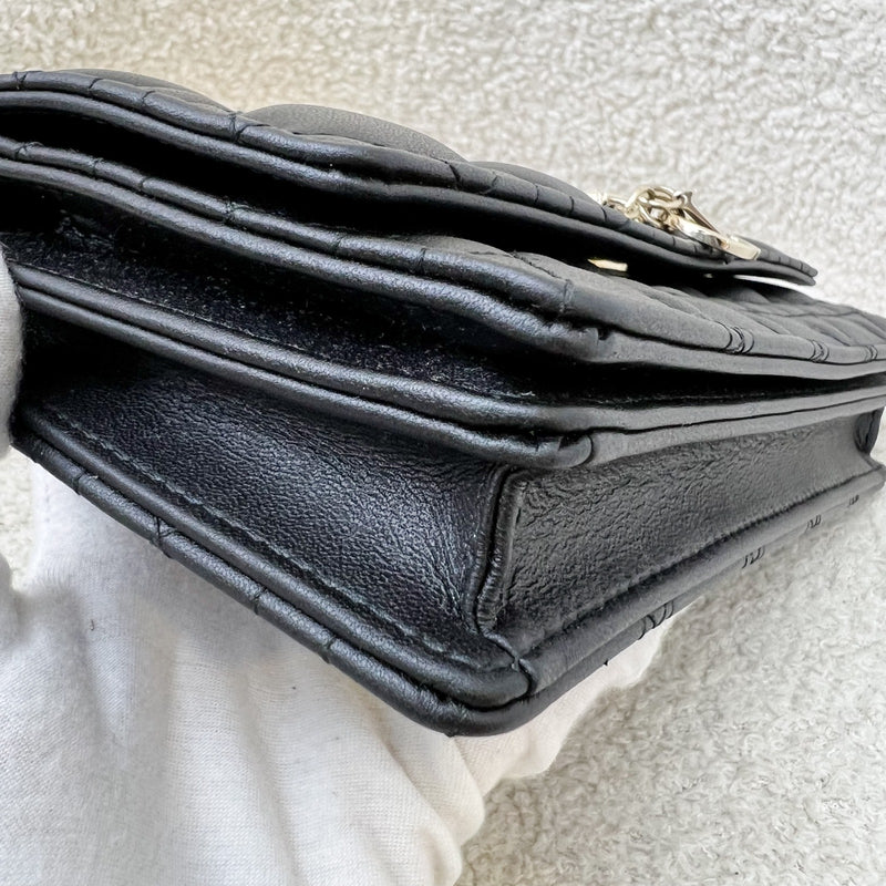 Dior My Dior Mini Bag in Black Cannage Lambskin and LGHW (Model: S0980ONMJ)