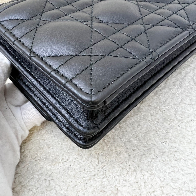 Dior My Dior Mini Bag in Black Cannage Lambskin and LGHW (Model: S0980ONMJ)