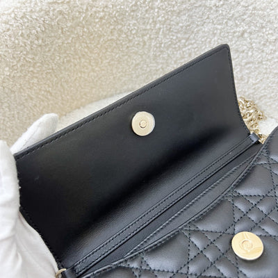 Dior My Dior Mini Bag in Black Cannage Lambskin and LGHW (Model: S0980ONMJ)