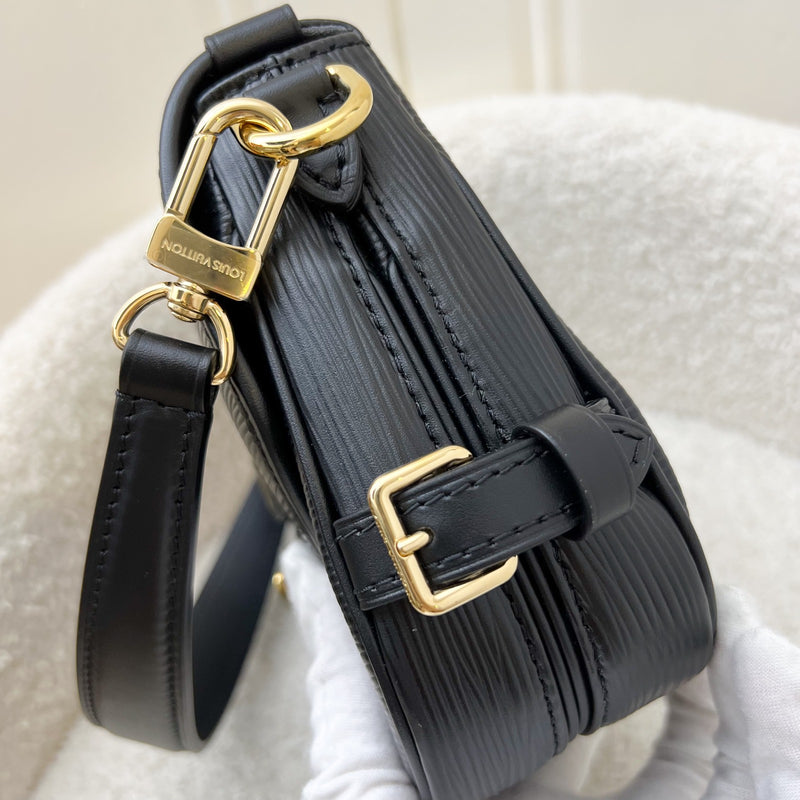 LV Saumur BB in Black Epi Leather and GHW (Model: M23469)