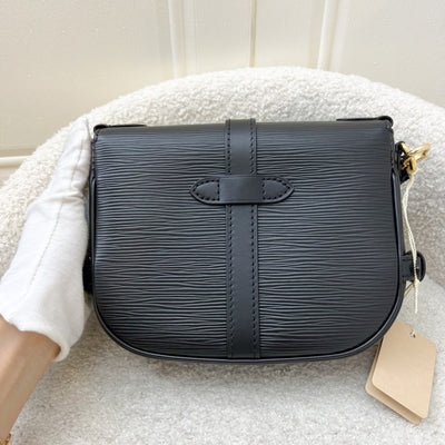 LV Saumur BB in Black Epi Leather and GHW (Model: M23469)