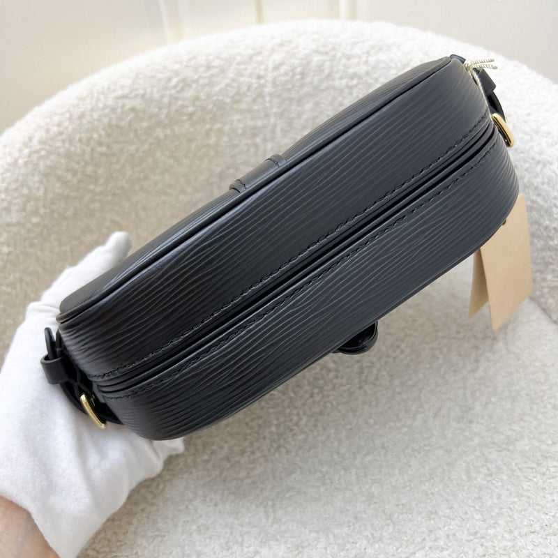 LV Saumur BB in Black Epi Leather and GHW (Model: M23469)