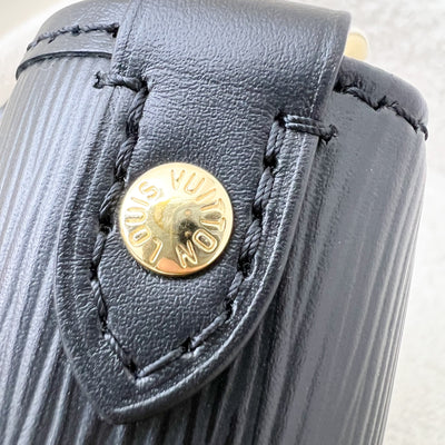 LV Saumur BB in Black Epi Leather and GHW (Model: M23469)