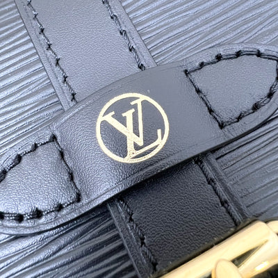 LV Saumur BB in Black Epi Leather and GHW (Model: M23469)