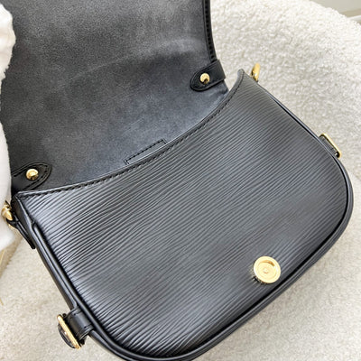 LV Saumur BB in Black Epi Leather and GHW (Model: M23469)