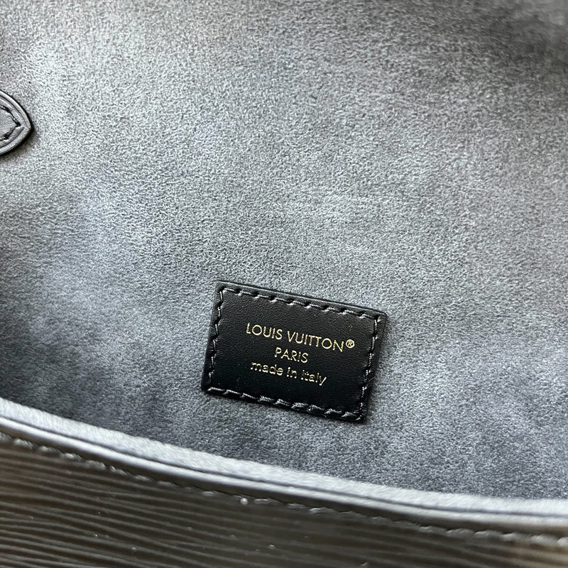 LV Saumur BB in Black Epi Leather and GHW (Model: M23469)