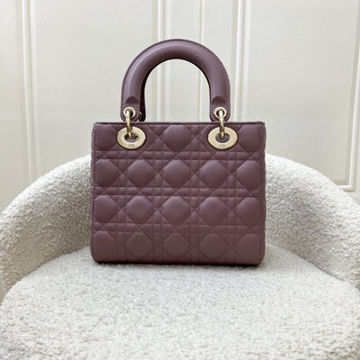 Dior Lady Dior My ABCDior Small Bag in Peony Pink Lambskin and LGHW (Model: M0538ONGE) (Colour code: M81P)