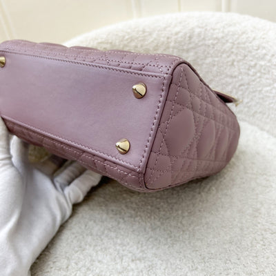 Dior Lady Dior My ABCDior Small Bag in Peony Pink Lambskin and LGHW (Model: M0538ONGE) (Colour code: M81P)