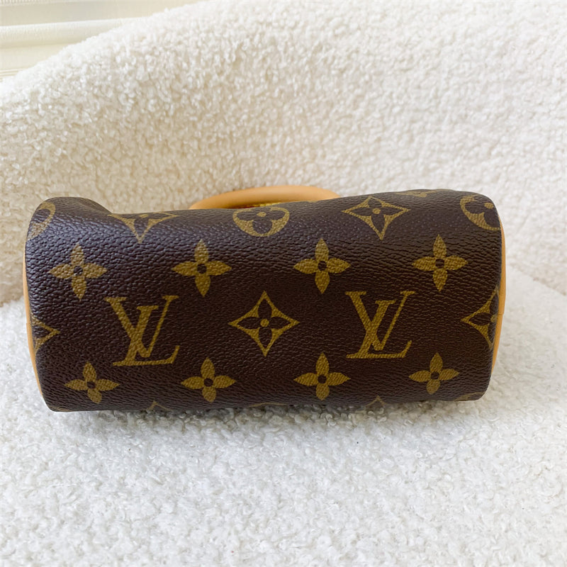 LV Nano Speedy in Monogram Canvas GHW