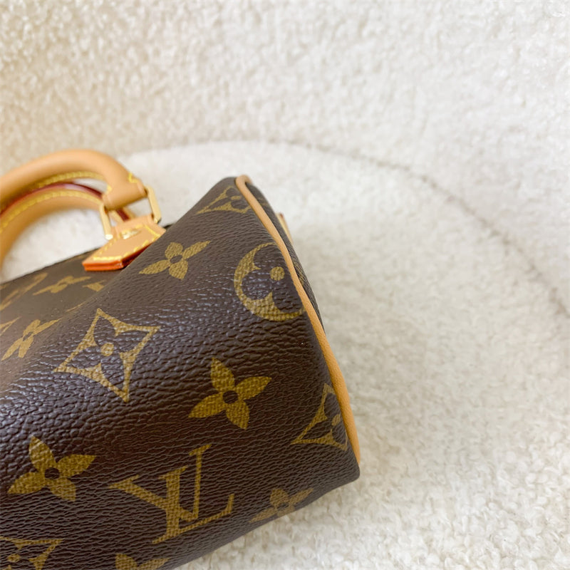 LV Nano Speedy in Monogram Canvas GHW