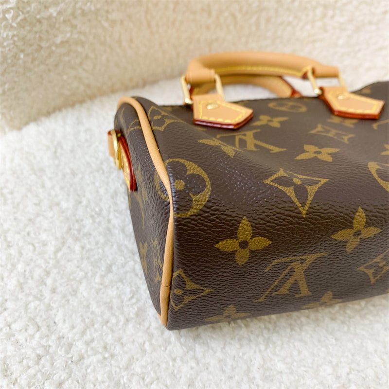 LV Nano Speedy in Monogram Canvas GHW