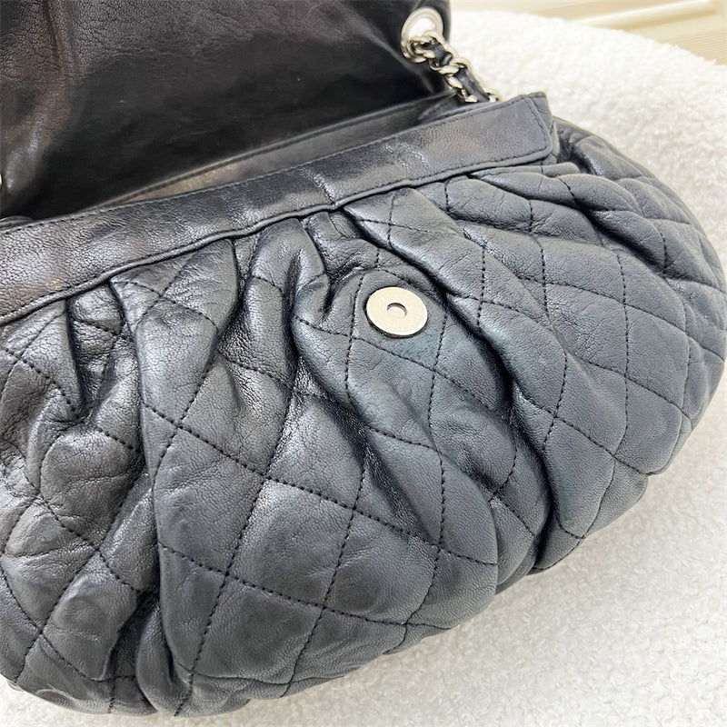 Chanel Seasonal Chain Around Quilted Flap in Black Calfskin and SHW