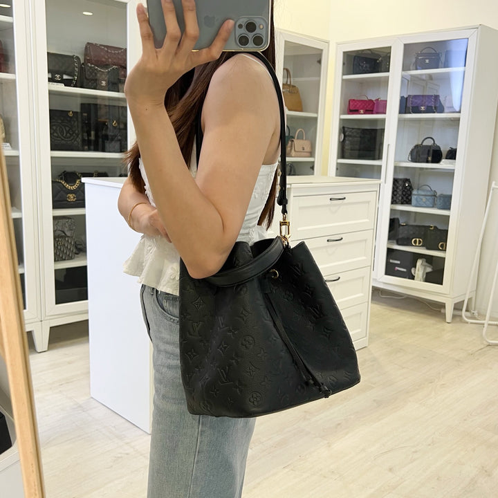 Vuitton Neo Neonoe Empreinte Black Buy Louis Vuitton Pre-Loved