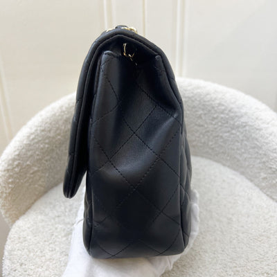 Chanel Jumbo Classic Flap SF in Black Lambskin and GHW