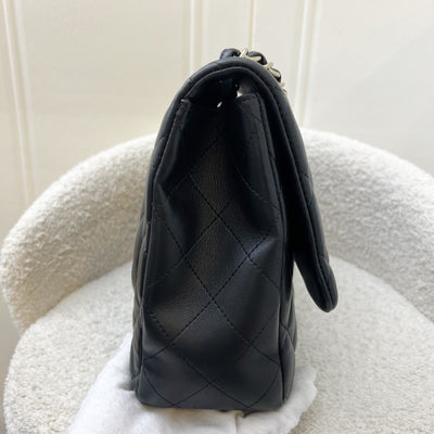 Chanel Jumbo Classic Flap SF in Black Lambskin and GHW