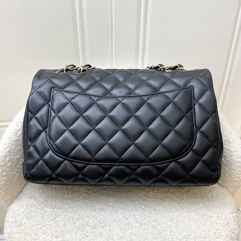 Chanel Jumbo Classic Flap SF in Black Lambskin and GHW