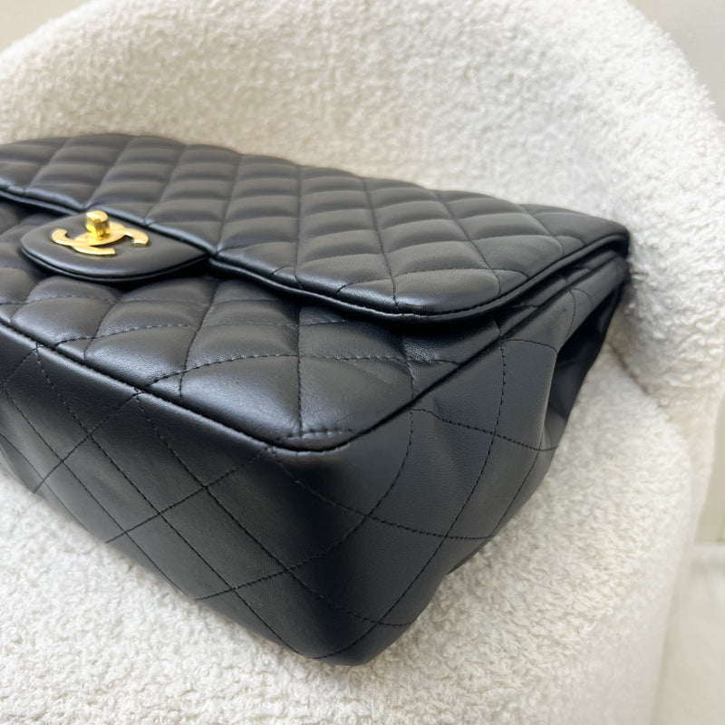 Chanel Jumbo Classic Flap SF in Black Lambskin and GHW