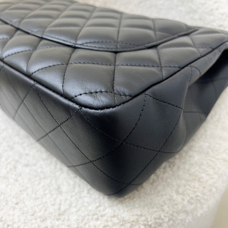 Chanel Jumbo Classic Flap SF in Black Lambskin and GHW