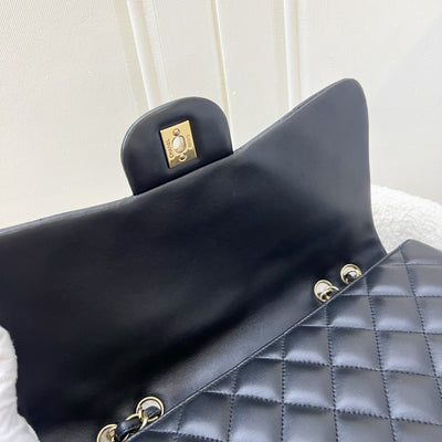 Chanel Jumbo Classic Flap SF in Black Lambskin and GHW