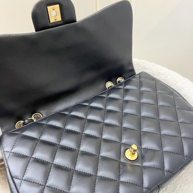 Chanel Jumbo Classic Flap SF in Black Lambskin and GHW