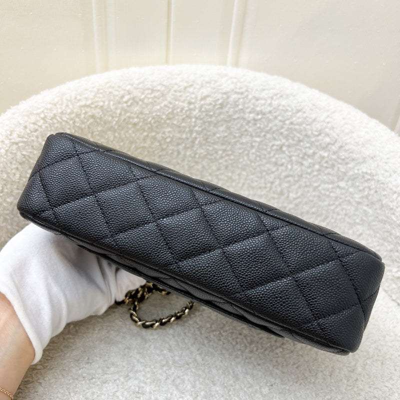 Chanel 25A Clutch on Chain in Black Caviar and LGHW (Model: AP4704)